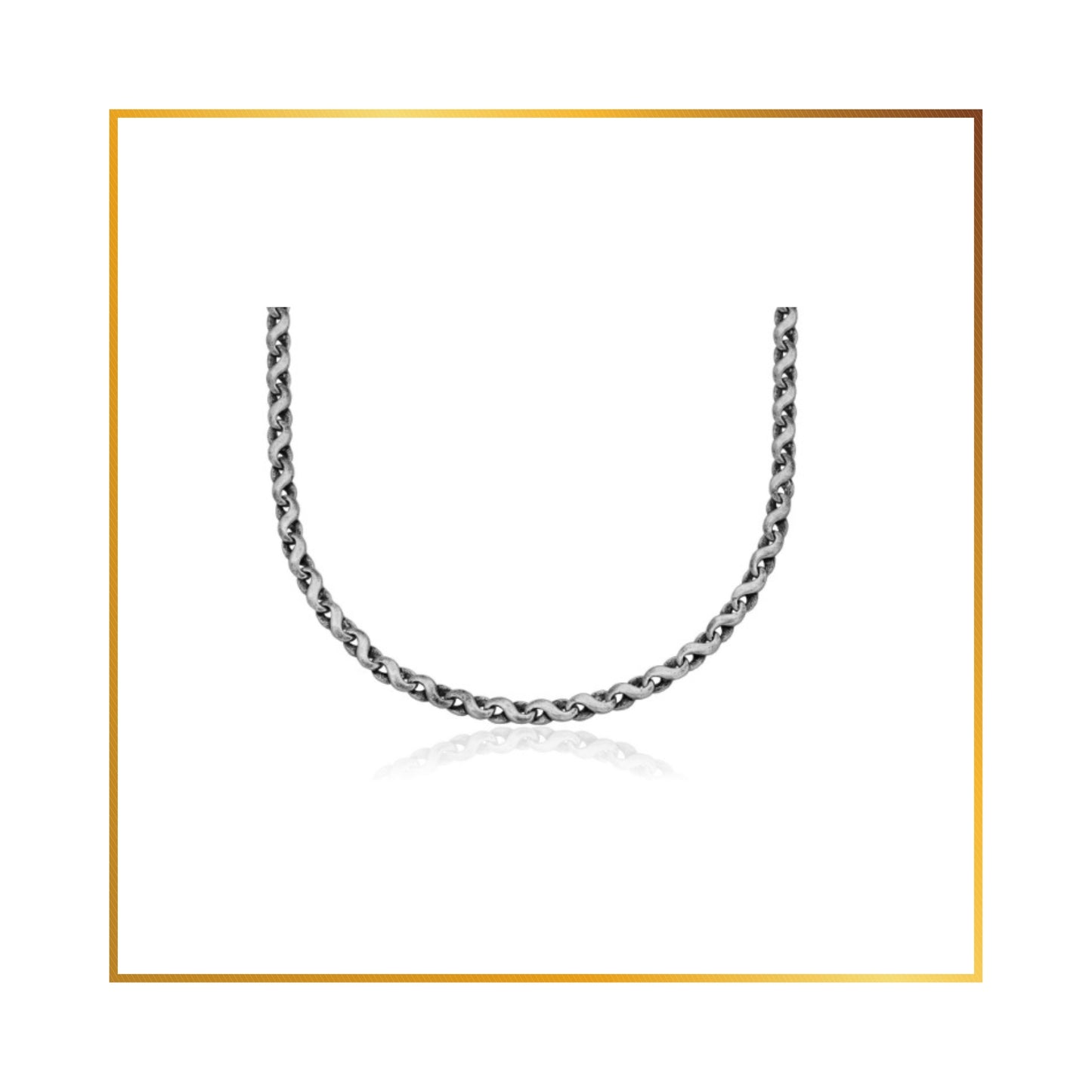 Chaine homme en acier Steelx