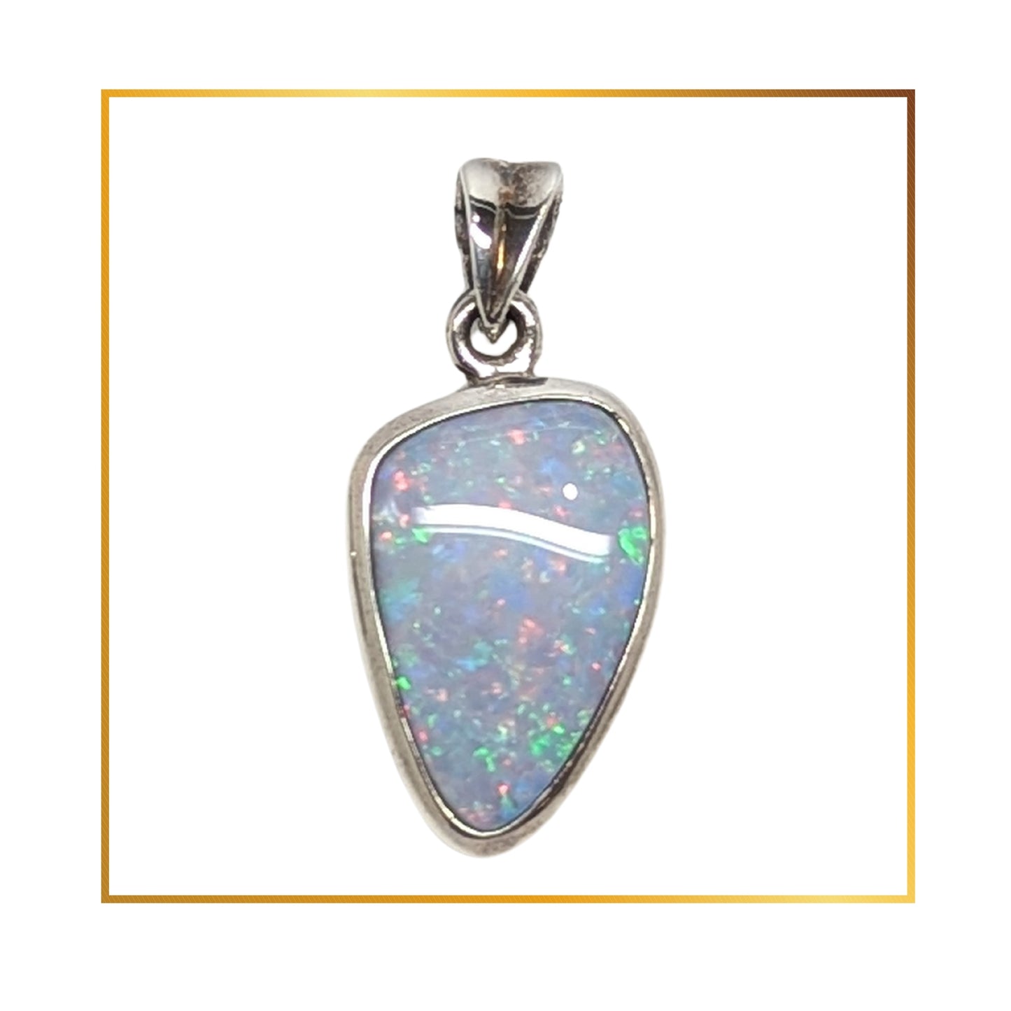 Pendentif Opale doublet