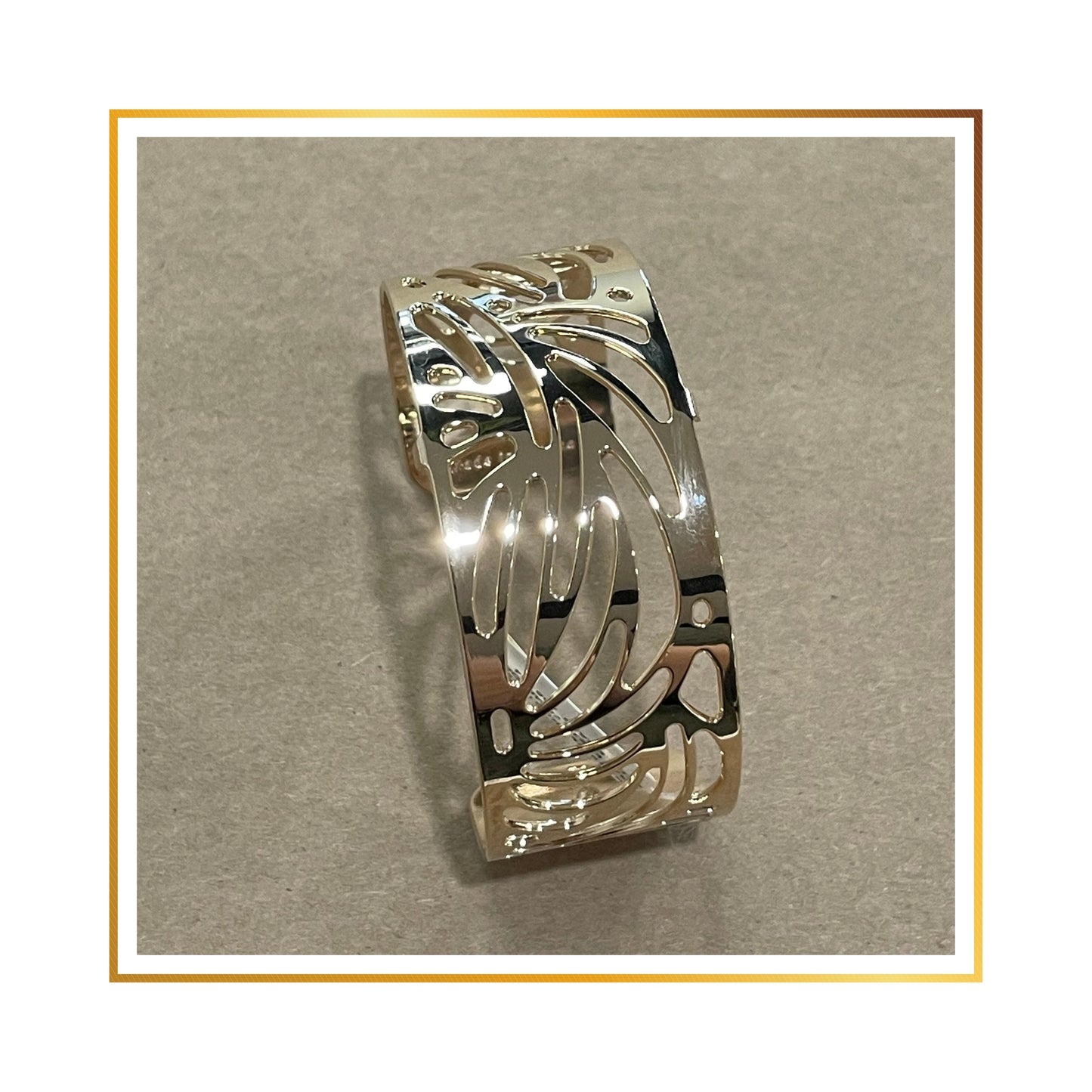 Bracelet Georgette Aloe gold 25mm