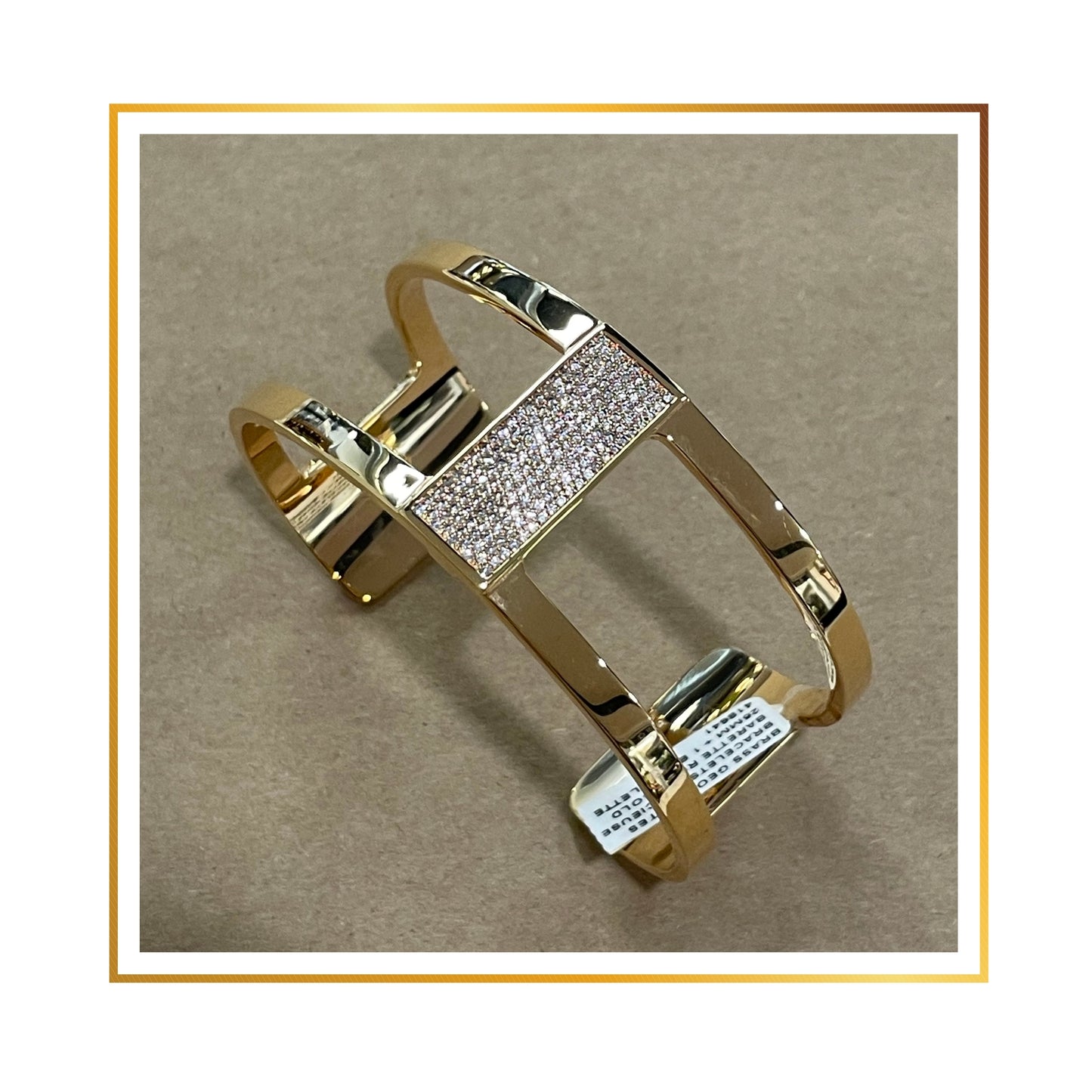 Bracelet Georgette Précieuse Rose Gold 25mm Barette