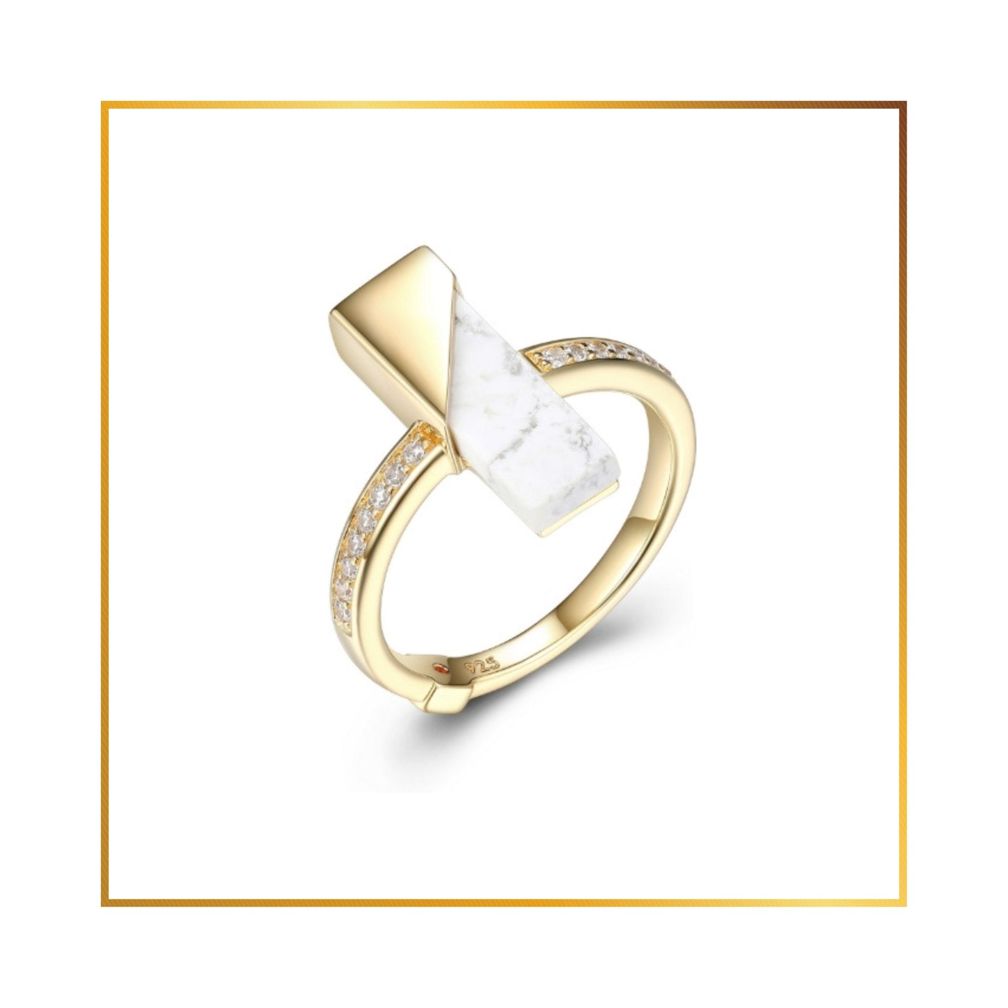 bague Elle Marbre