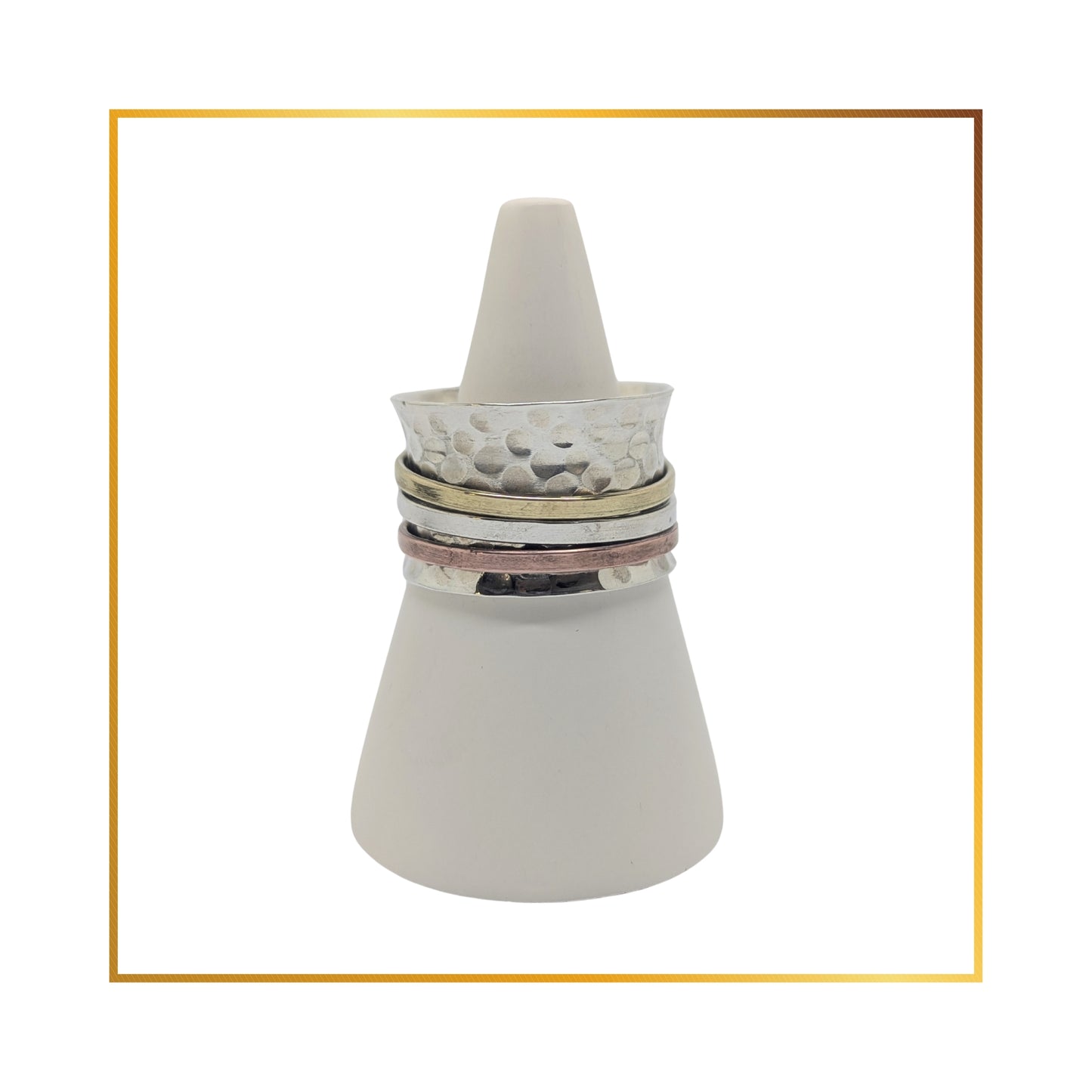 Bague de Méditation Martelé