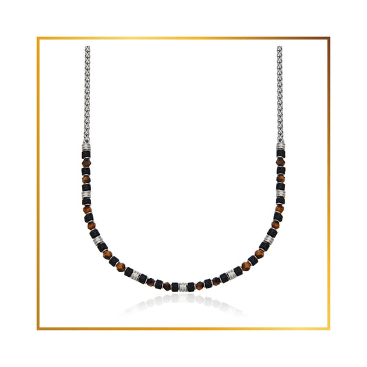 Chaine collier homme en acier Steelx