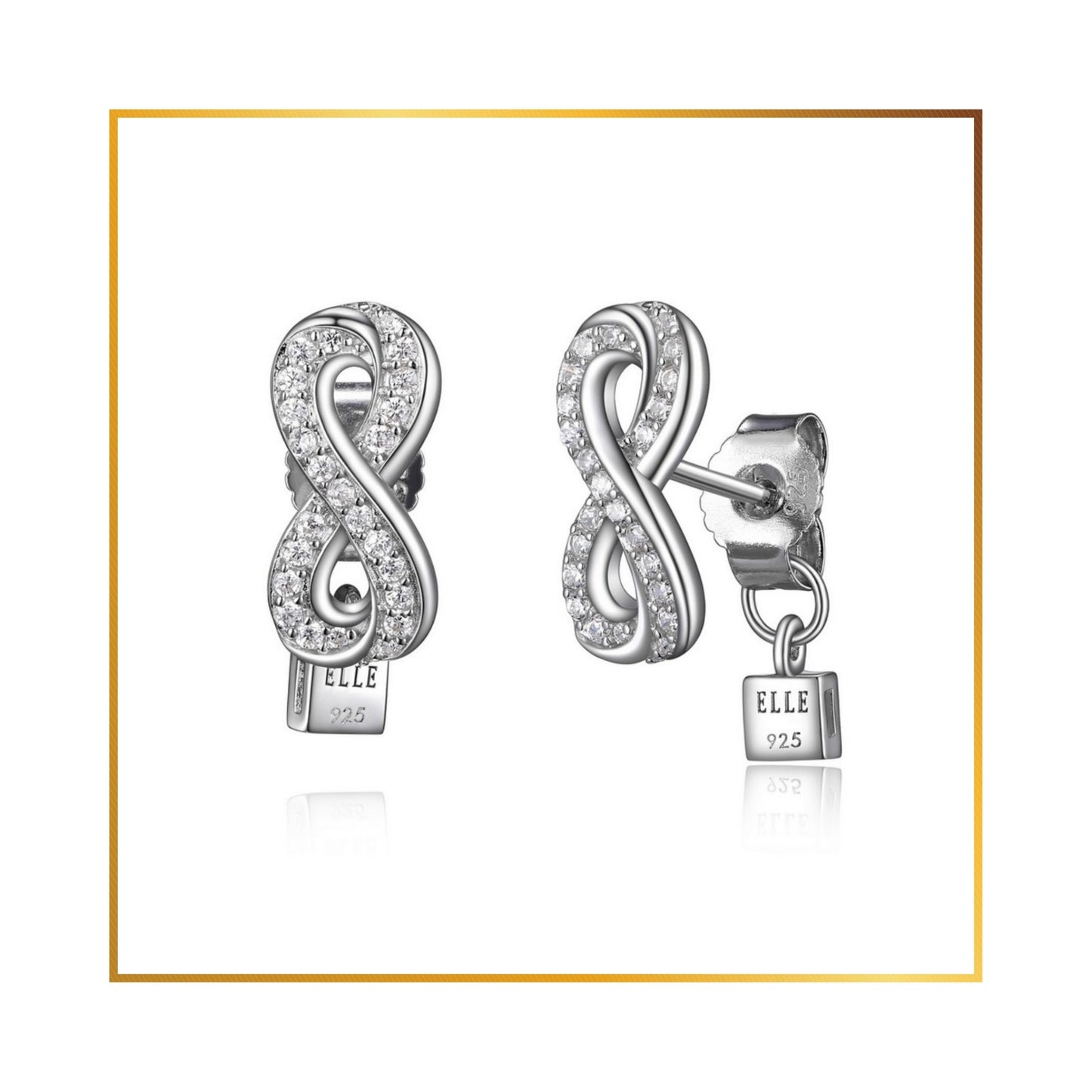 Boucle d'oreille Elle infinie