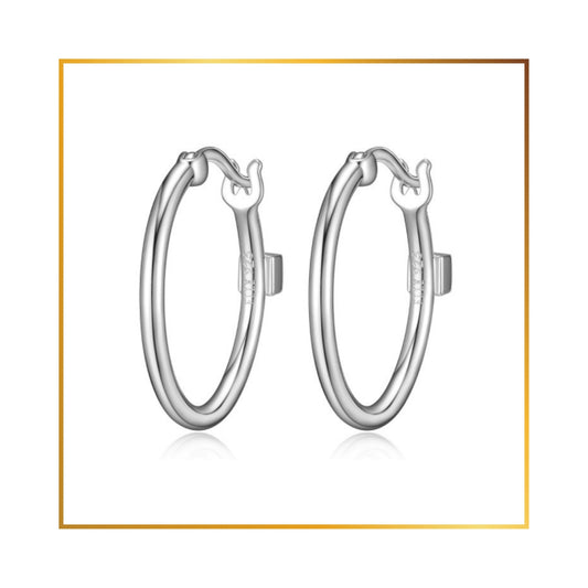 Boucle d'oreille Elle Anneau 20mm