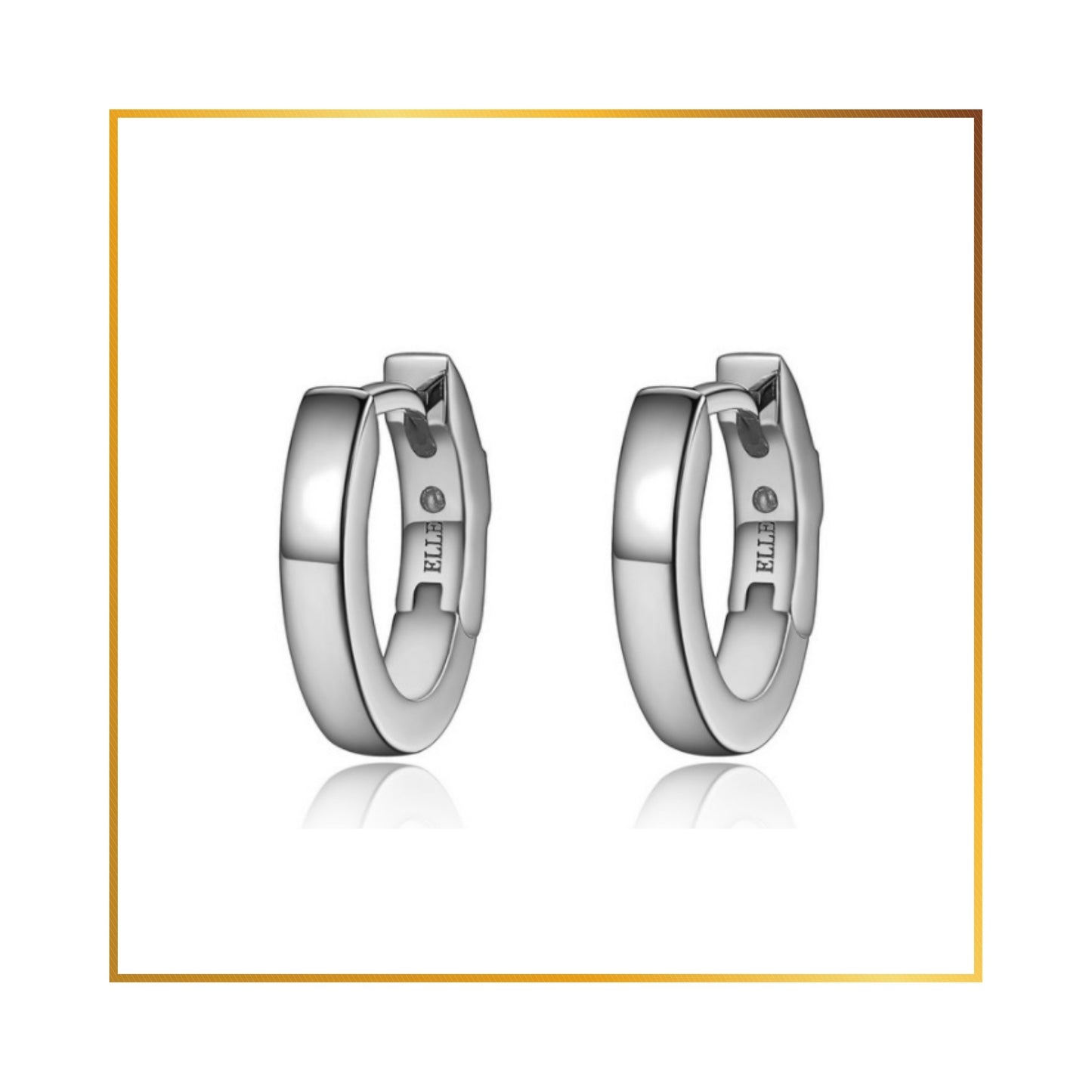 Boucle d'oreille Elle Huggies uni 9mm