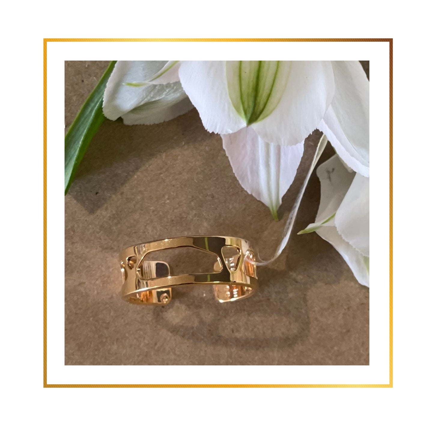 Bague Georgette 8mm Girafe
