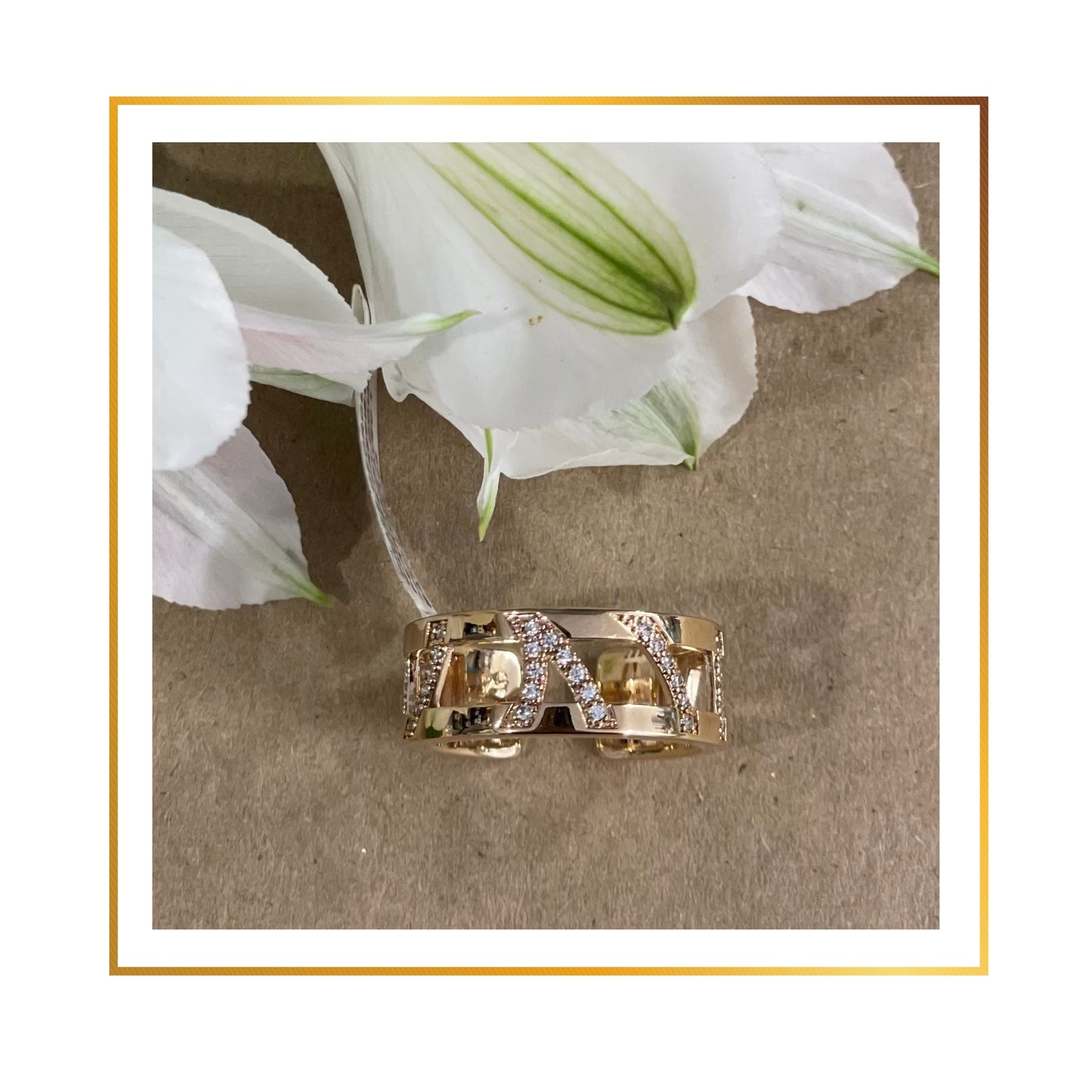 Bague Georgette Précieuse 8mm perroquet