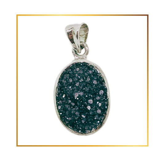 Pendentif Druze Quartz Grise