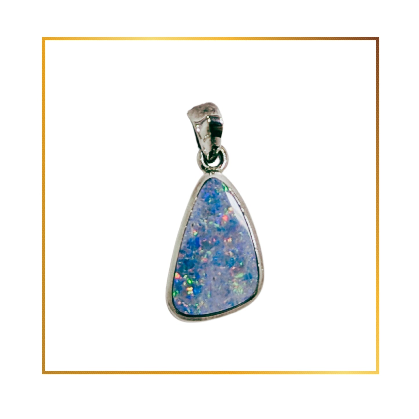 Pendentif Opale doublet
