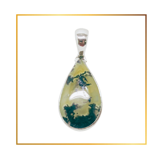 Pendentif Agate Mousse