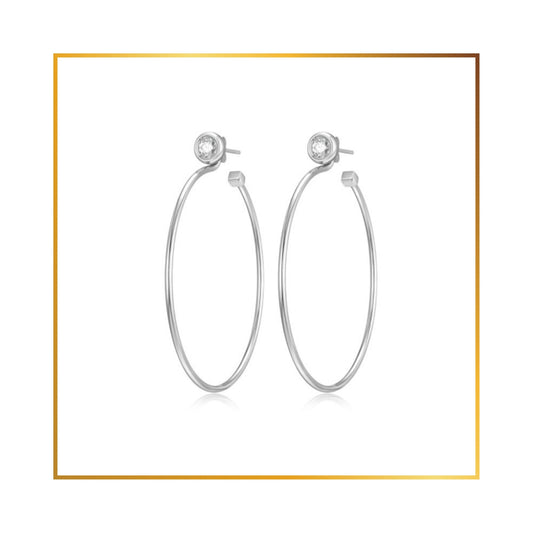 Boucle d'oreille Elle anneau 45mm