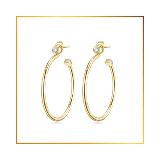 Boucle d'oreille Elle Gold 30mm