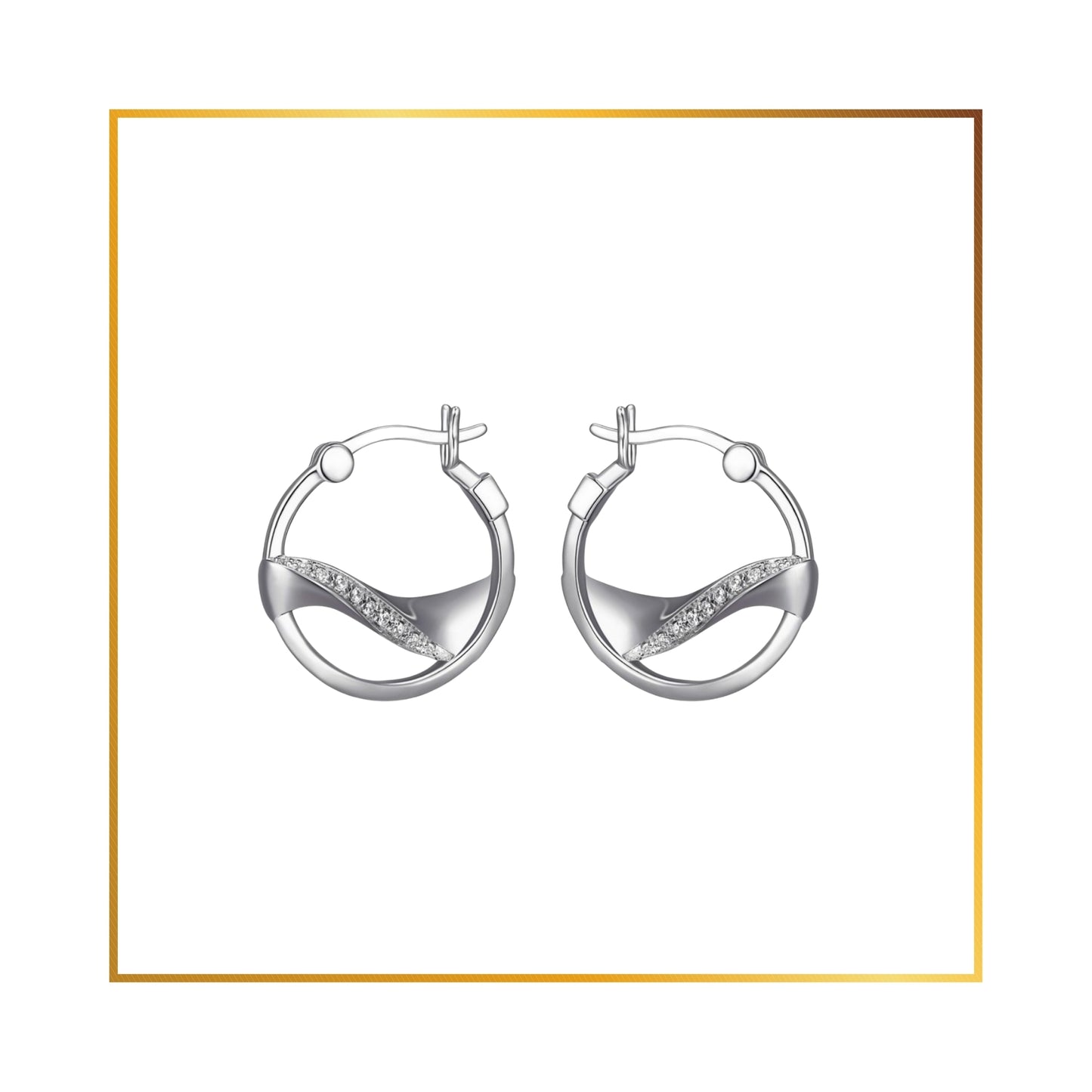 Boucle d'oreille Elle Anneau