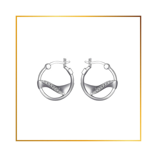 Boucle d'oreille Elle Anneau