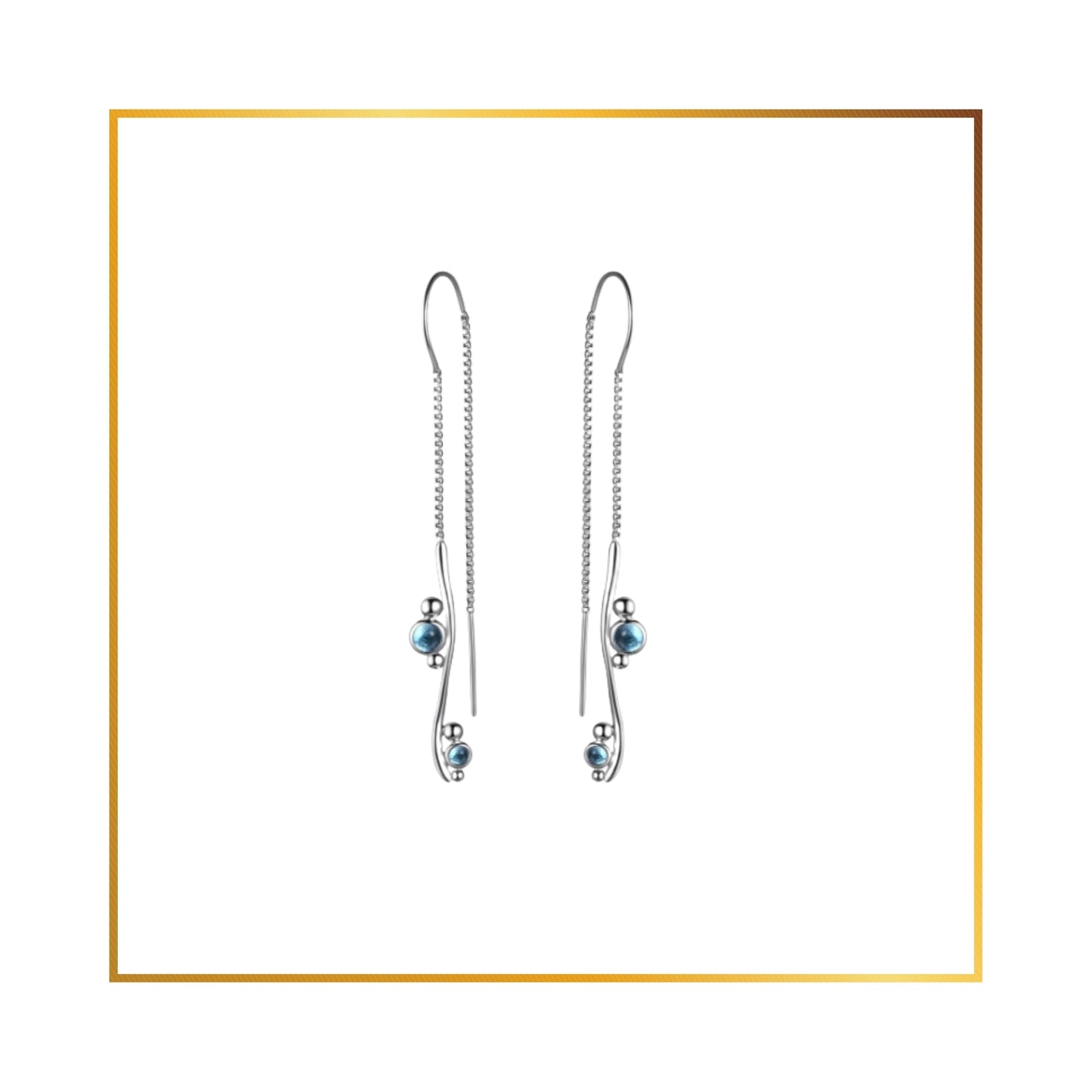 Boucle d'oreille Elle pendante