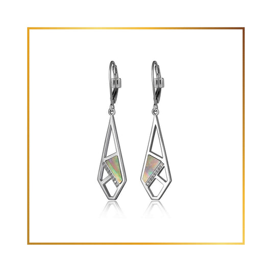 Boucle d'oreille Elle Nacre de perle
