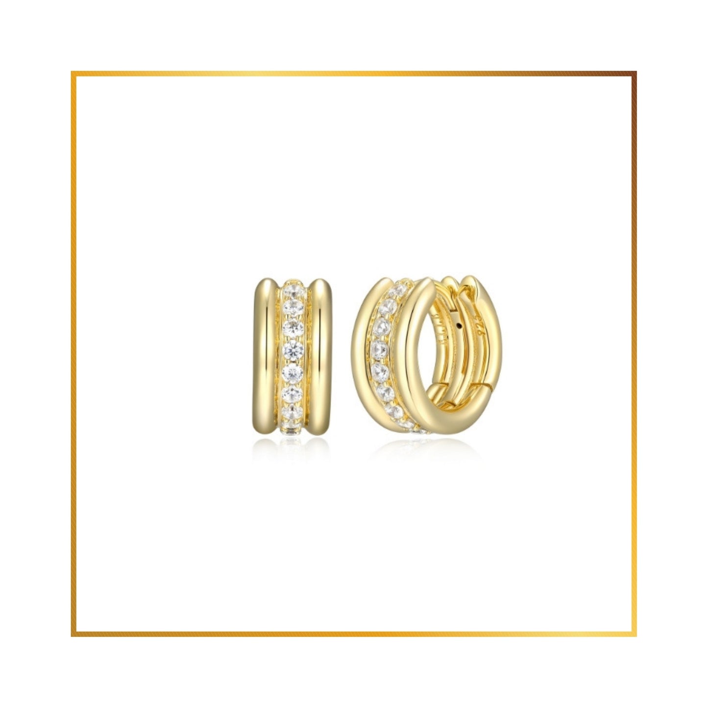 Boucle d'oreille Elle huggies Gold