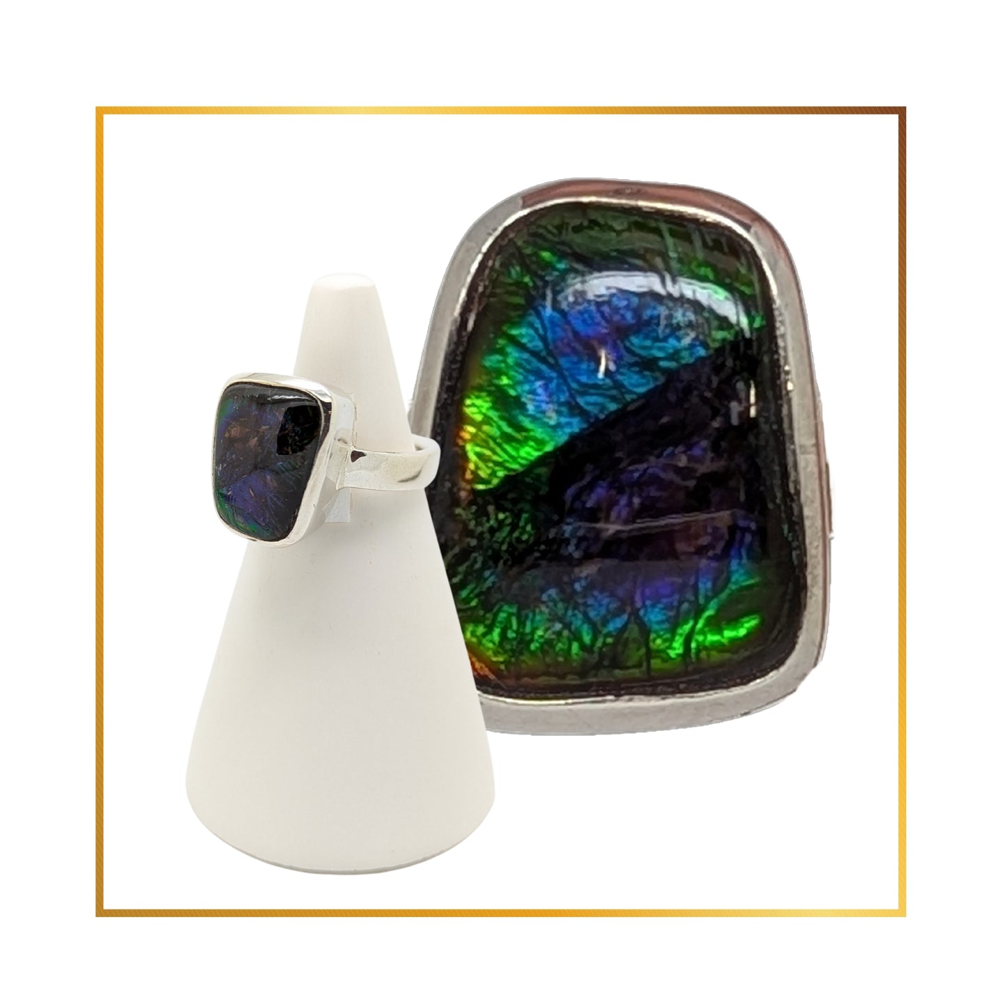 Bague Ammolite