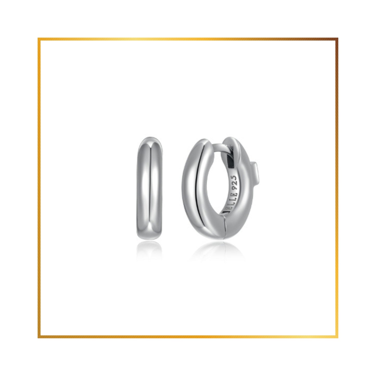 Boucle d'oreille Elle huggies 8mm
