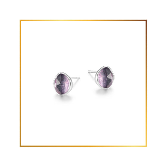 Boucle d'oreille Elle Améthyste