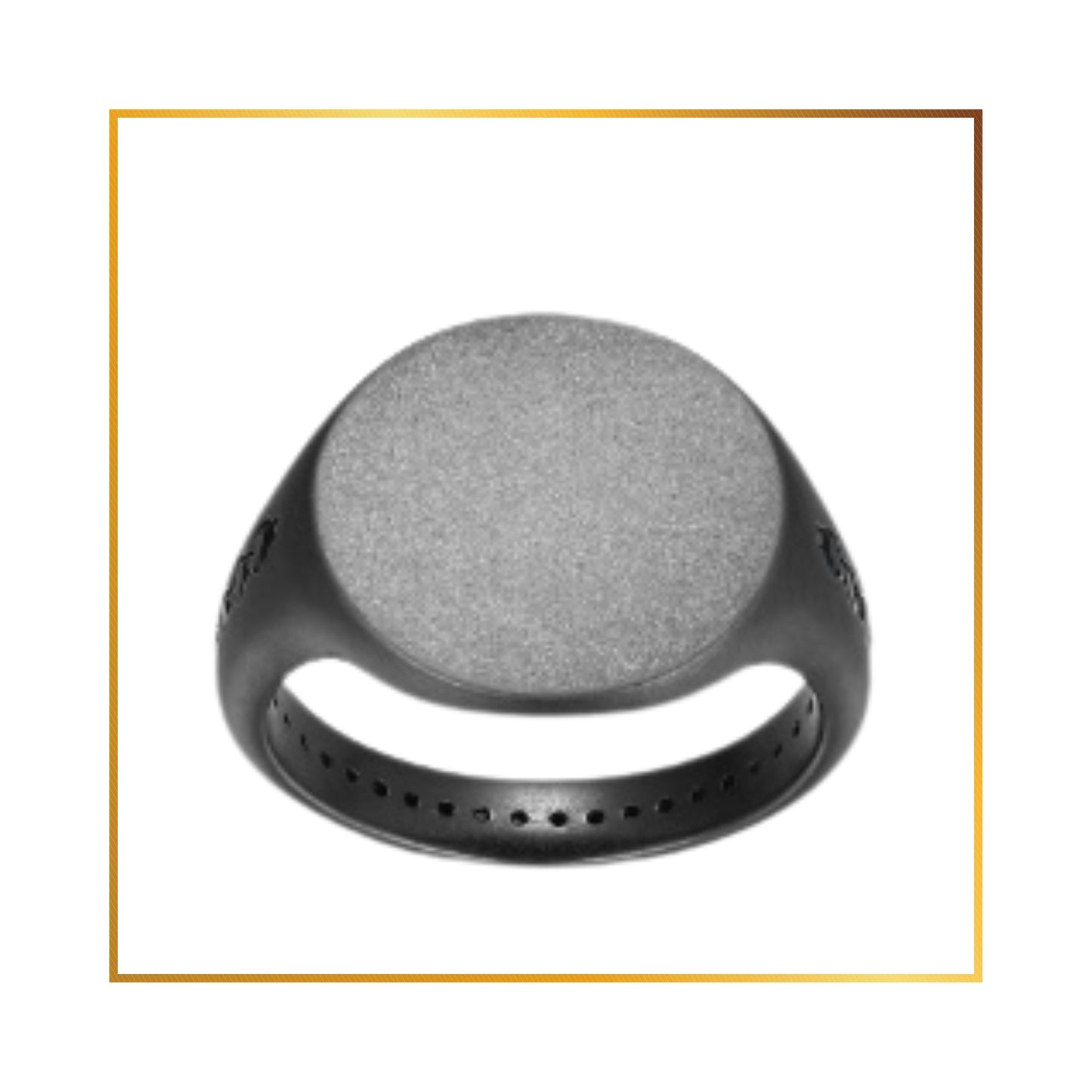 Bague Ethos Chevalière ronde