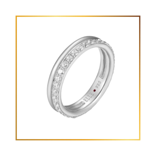Bague Elle Éternité double