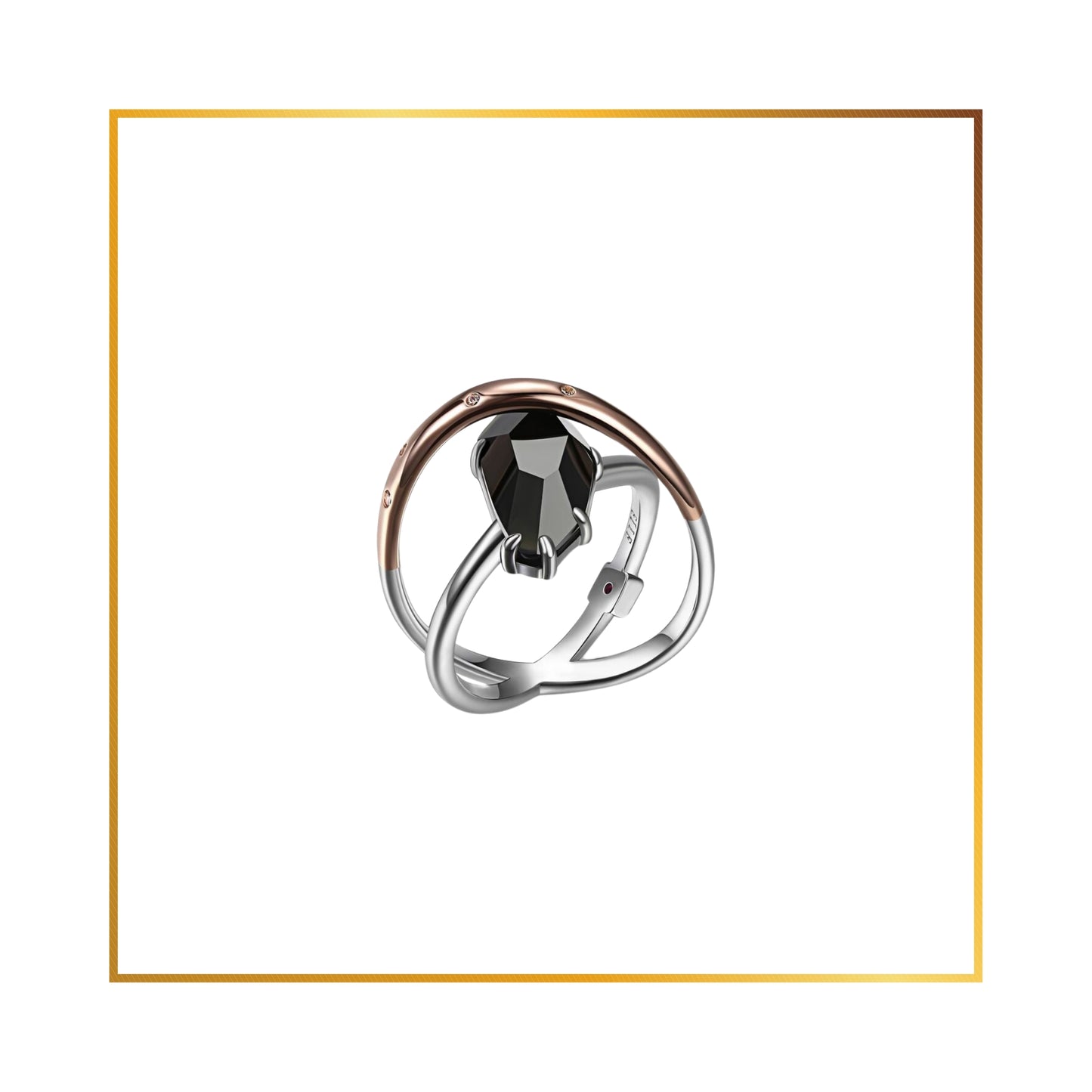 Bague Elle Obsidienne