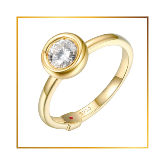 Bague Elle solitaire