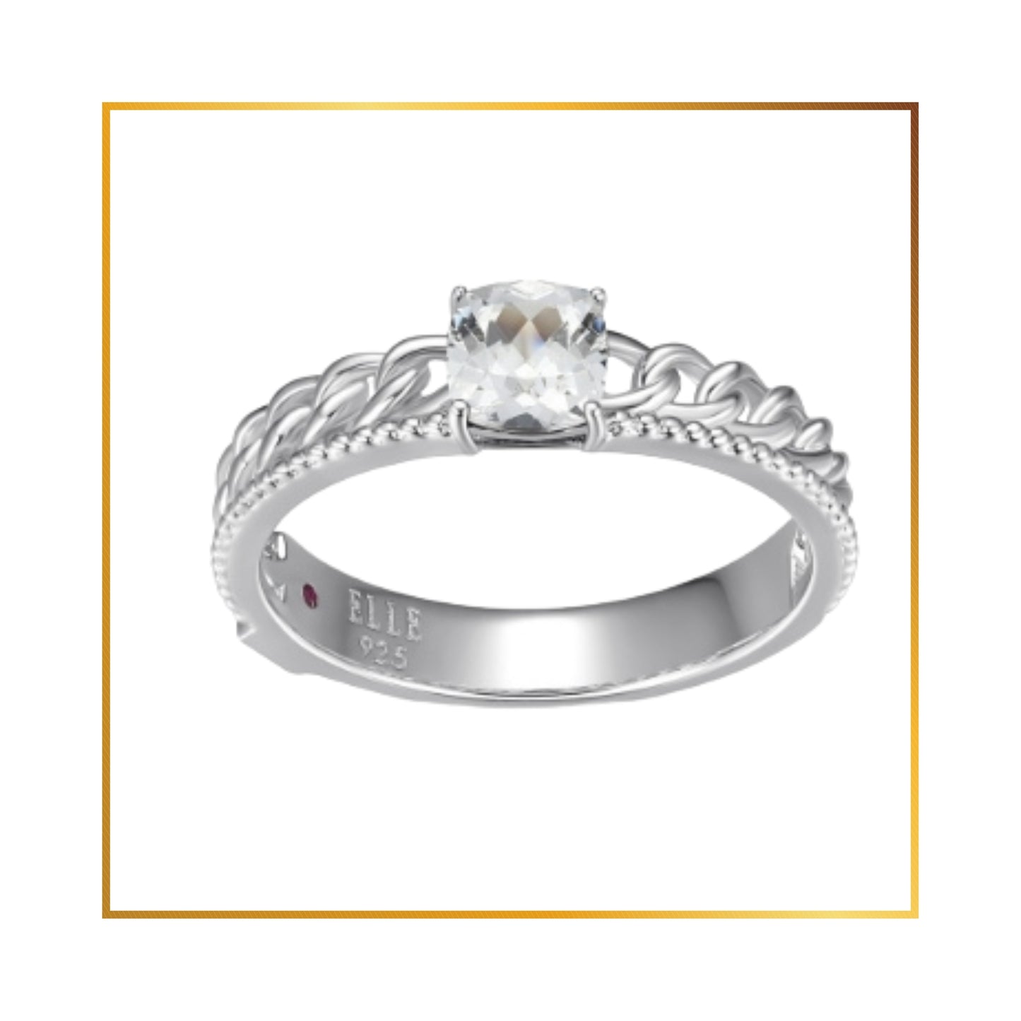 Bague Elle Solitaire