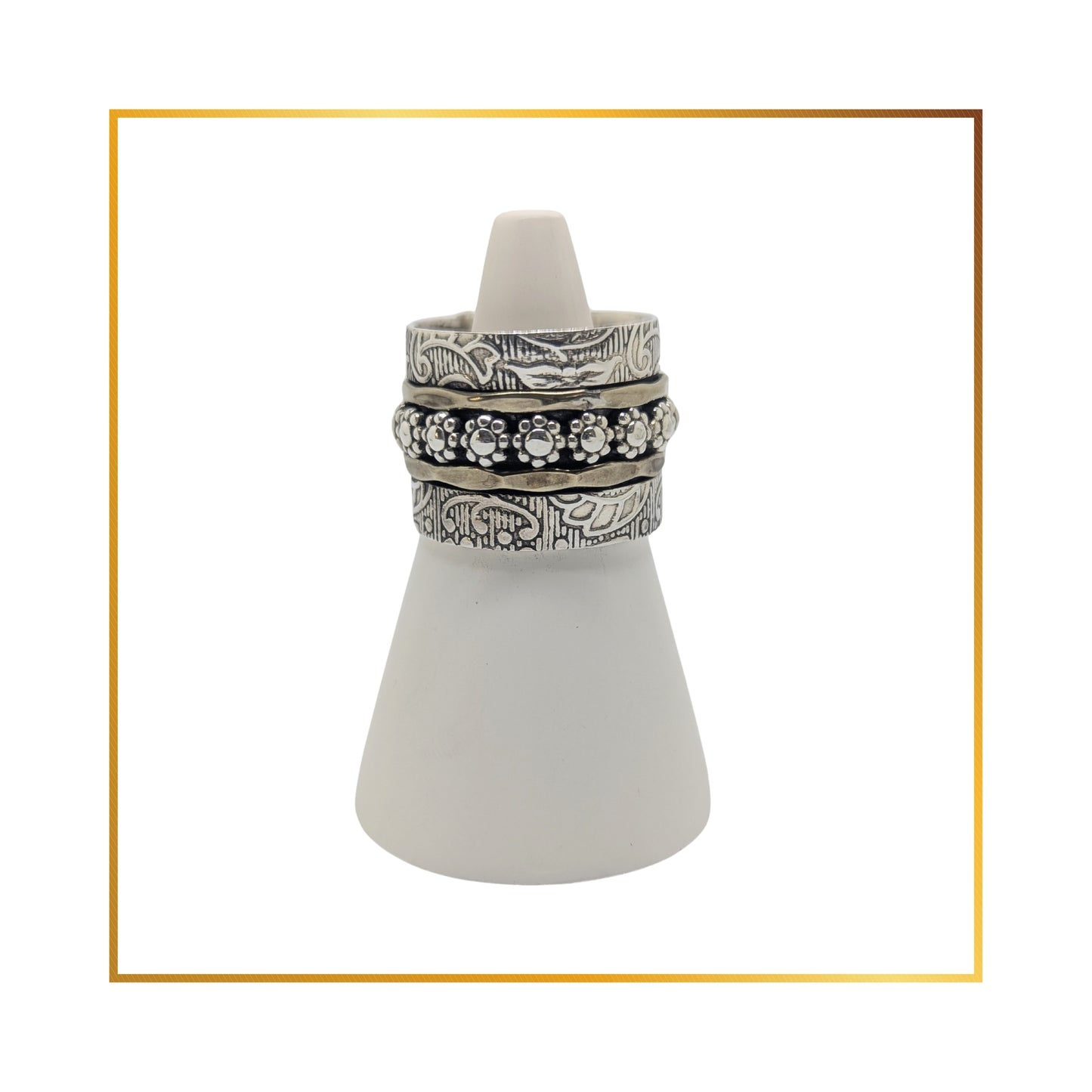 Bague de Méditation Fleurs