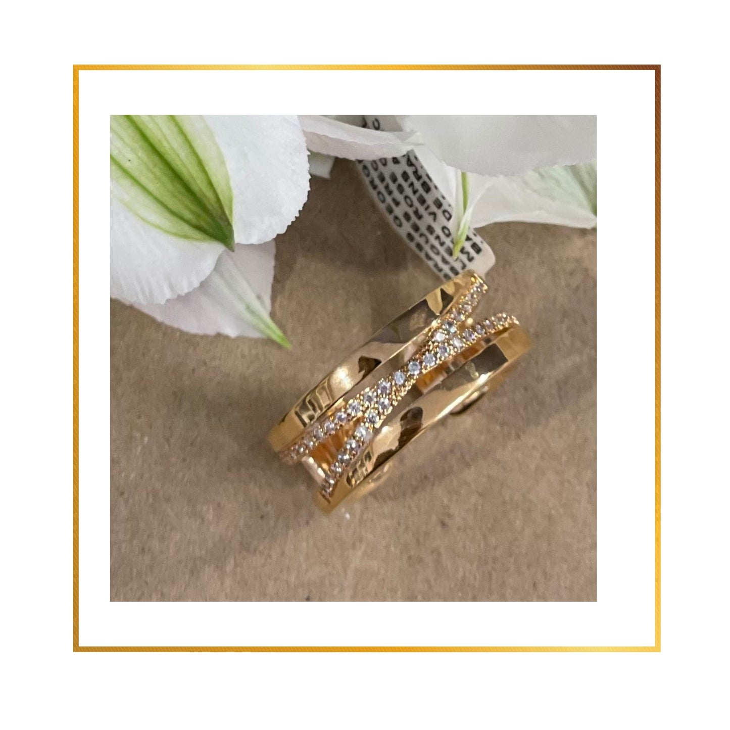 Bague Georgette Précieuse 8mm Liens